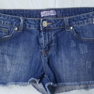 Karma Blue Jeans Shorts